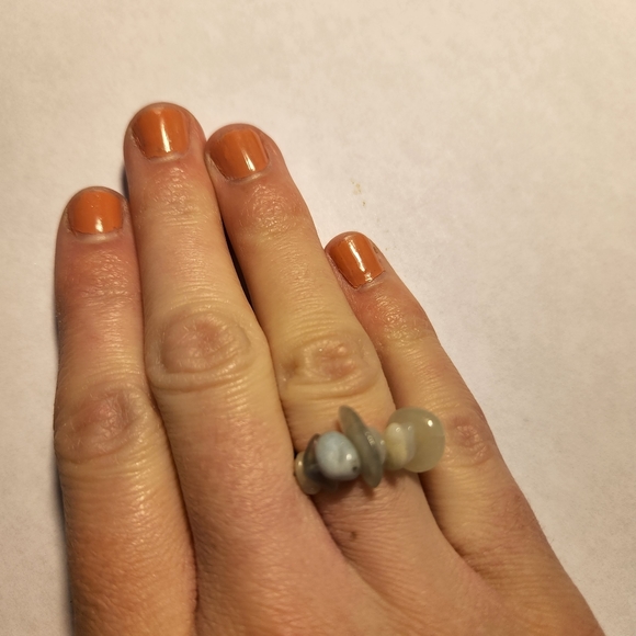 Beaded Stone Ring - Picture 3 of 3